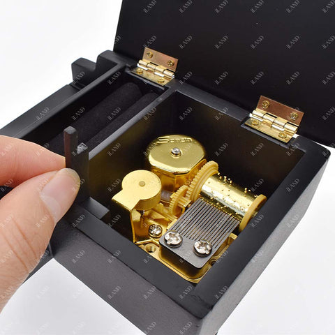 Piano Music Box & Miniature Violin Set