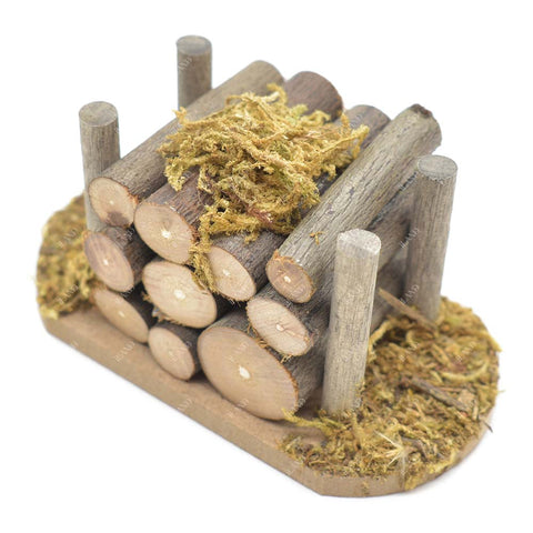 Dollhouse Wooden Woodpile