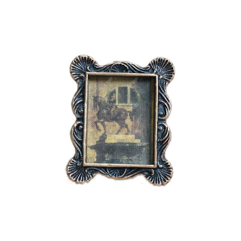 Dollhouse Retro Metal Framed Picture