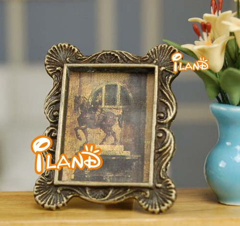 Dollhouse Retro Metal Framed Picture