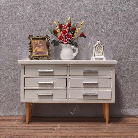 Dollhouse Retro Metal Framed Picture