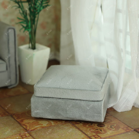 Dollhouse Furniture Miniature Sectional Couch Set Modern Velvet Sofa Elegant & Classic