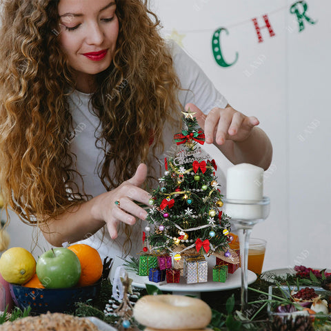 12 inch Tabletop Christmas Tree with Lights