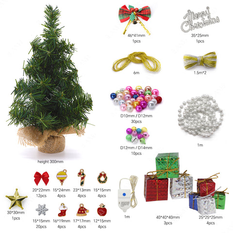 12 inch Tabletop Christmas Tree with Lights