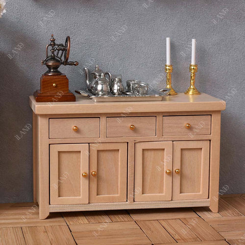 Dollhouse Wooden Storage Cabinet
