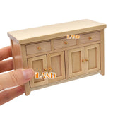 Dollhouse Wooden Storage Cabinet