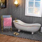 Dollhouse Bathroom Set Luxury 9pcs