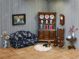 Vintage Dollhouse Living Room Set 6pcs
