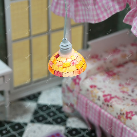 1/12 Dollhouse Pendant Light w/ Plug
