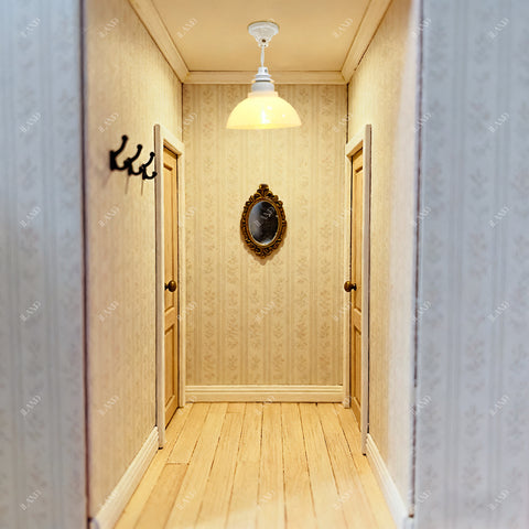 1/12 Dollhouse Pendant Light w/ Plug