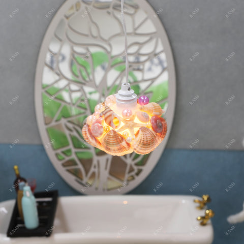 1/12 Dollhouse Pendant Light w/ Plug