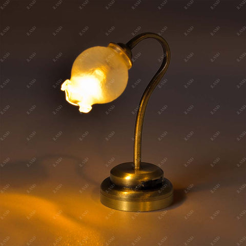Dollhouse Vintage Flower-shaped Table Lamp