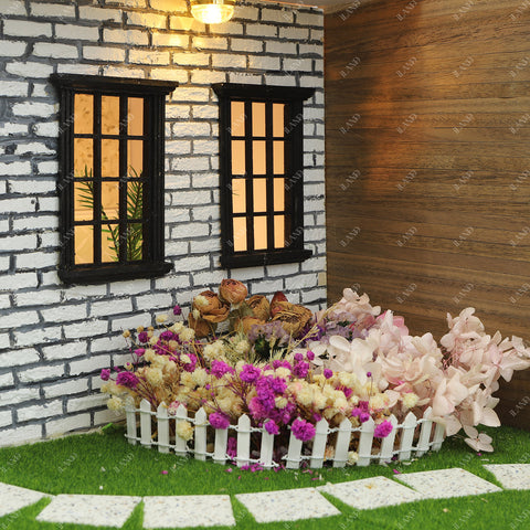 1/12 Scale Accessories of Dollhouse Windows 4pcs