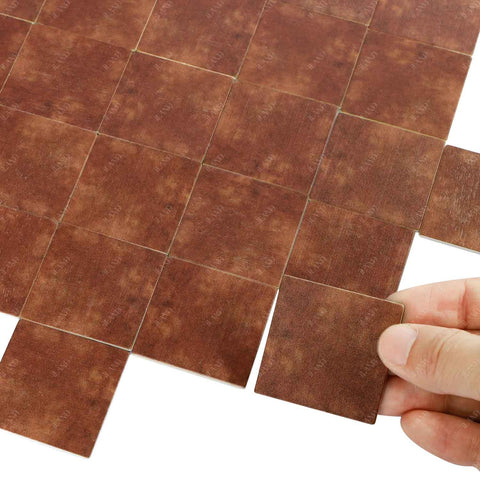 Dollhouse Flooring Boards (60 pcs Color Patch work Tiles)
