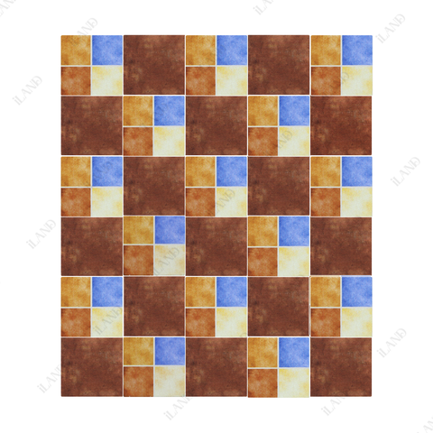 Dollhouse Flooring Boards (60 pcs Color Patch work Tiles)