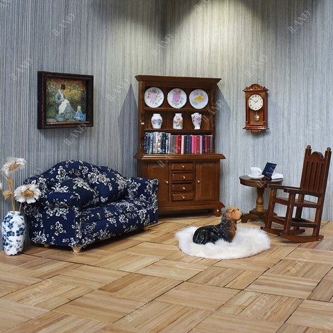 Dollhouse Vintage Wall Clock