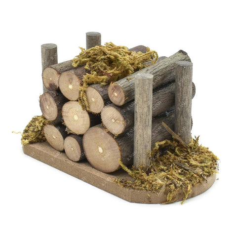 Dollhouse Wooden Woodpile