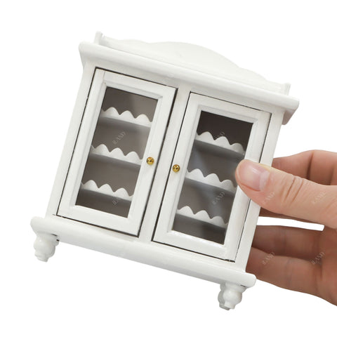Dollhouse Furniture Mini Wine Cabinet