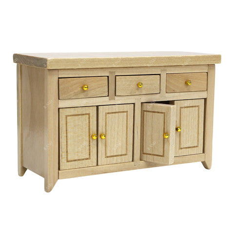 Dollhouse Wooden Storage Cabinet