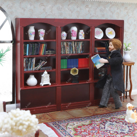 Dollhouse Bookshelf 1/12 Scale
