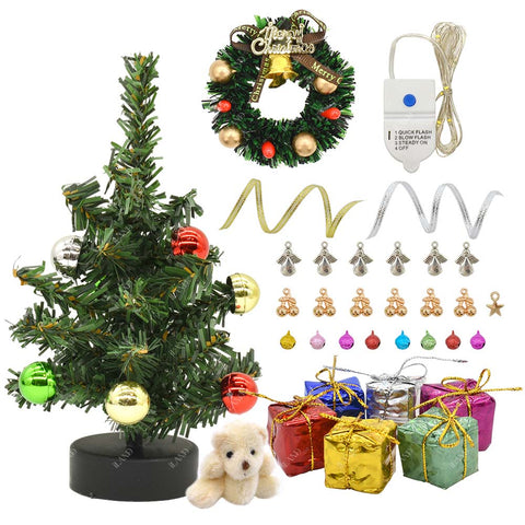 Dollhouse Christmas Tree & Decorations