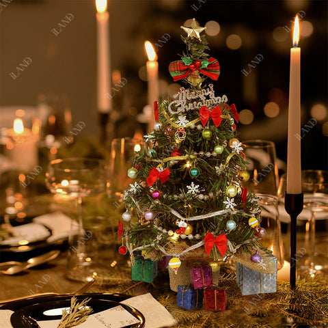 12 inch Tabletop Christmas Tree with Lights