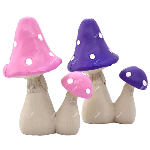 Fairy Garden Accessories Fake Mushroom Ornaments Glittery Fairy Figurines