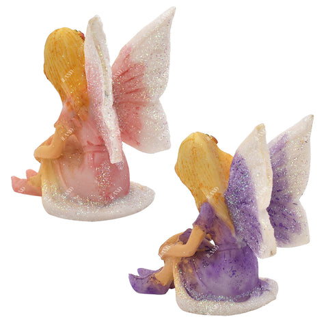 Fairy Garden Accessories Fake Mushroom Ornaments Glittery Fairy Figurines