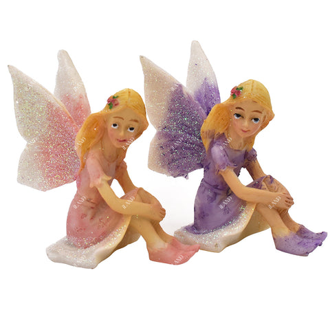 Fairy Garden Accessories Fake Mushroom Ornaments Glittery Fairy Figurines