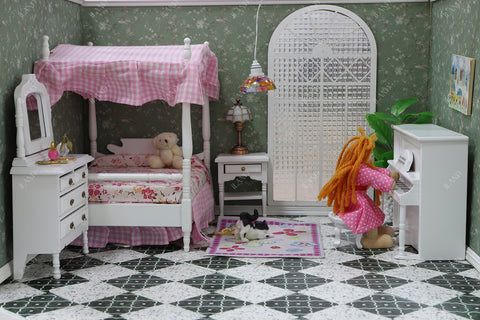 Dollhouse Furniture Bedroom Set